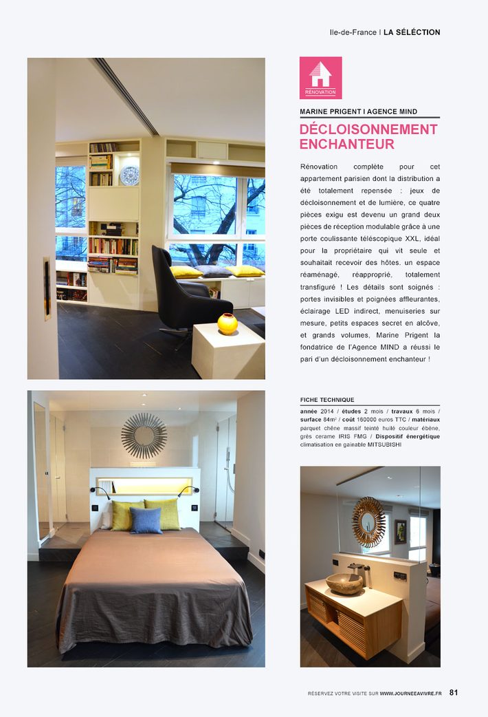 Article du hors-série JAV 2015 sur l'Agence MIND