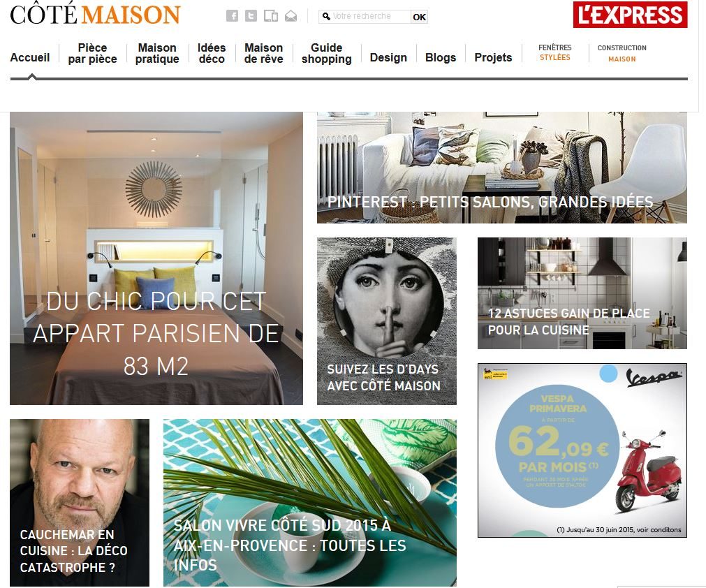 Article Côté Maison sur l'Agence MIND