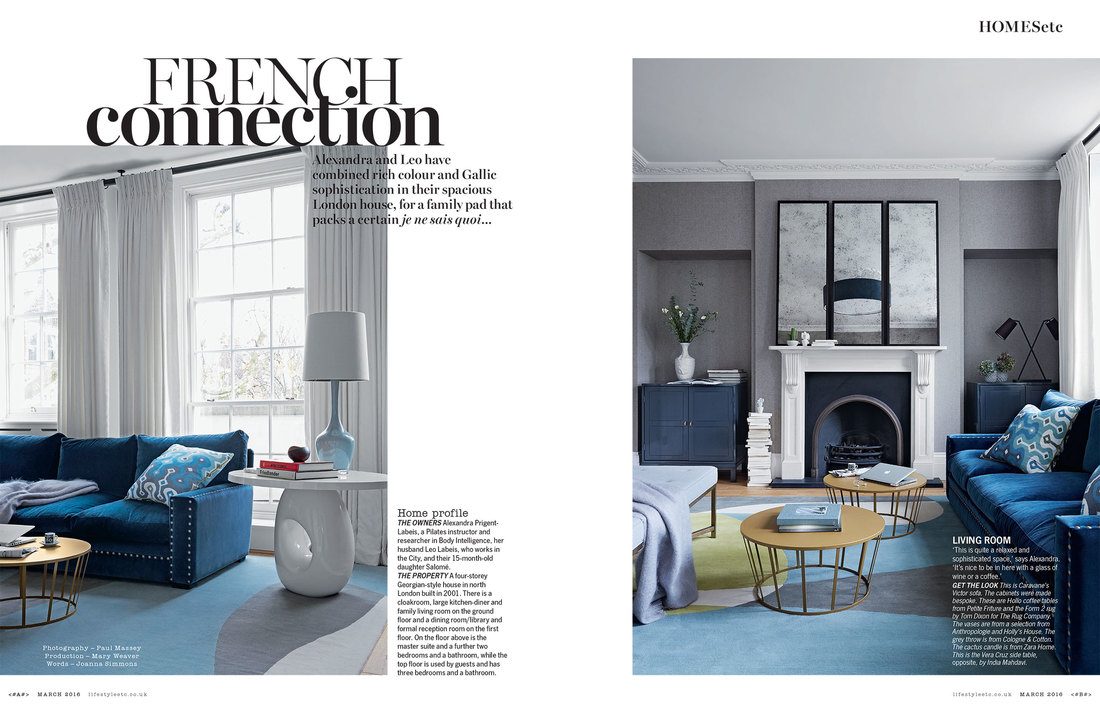 Article Living Etc, mars 2016, Marine Prigent et l'Agence MIND