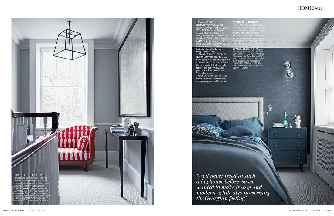 Article Living Etc, mars 2016, Marine Prigent et l'Agence MIND